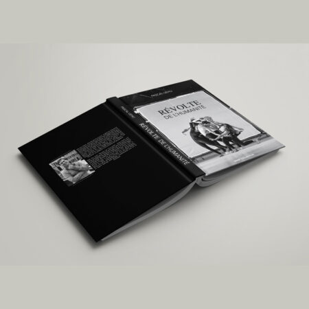 Book, black and white, photography, Pascal Uehli, Révolte de l'humanité, hardcover